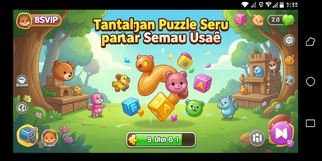 Tampilan gameplay menantang di dalam 8SVIP.