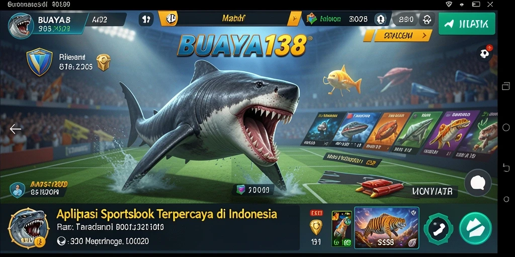 Tampilan menarik dari gameplay BUAYA138 yang menampilkan taruhan olahraga.