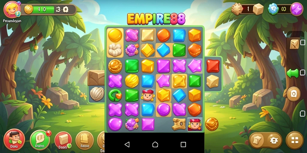 Tampilan gameplay seru dan menantang dari EMPIRE88.