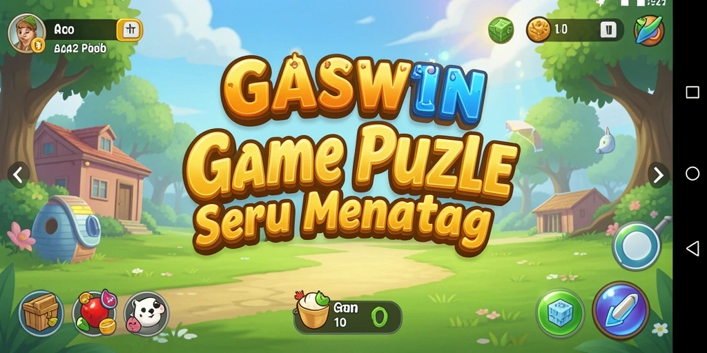Tampilan gameplay GASWIN yang menarik dan menantang.