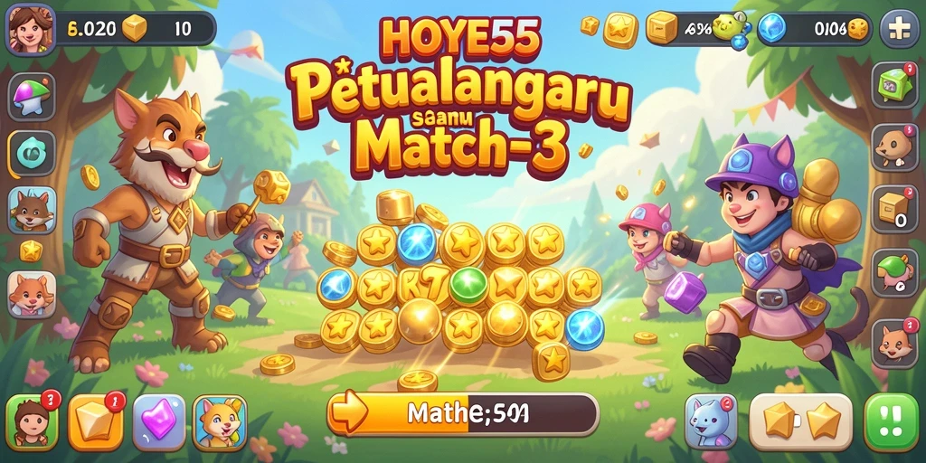 Gameplay seru dan menantang dari HOYE55 terlihat jelas di sini.
