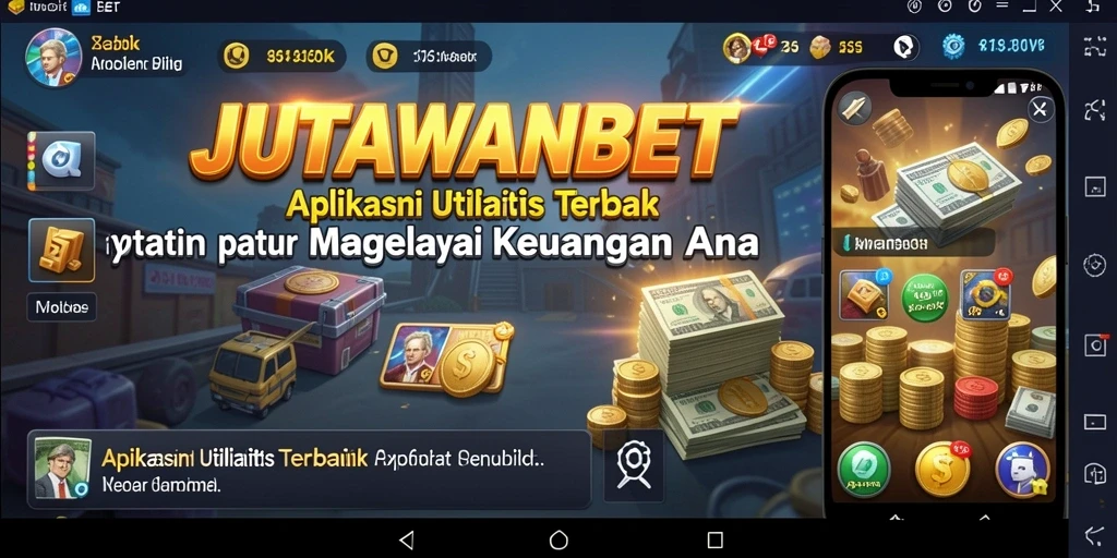 Tampilan antarmuka JUTAWANBET yang bersih dan informatif.