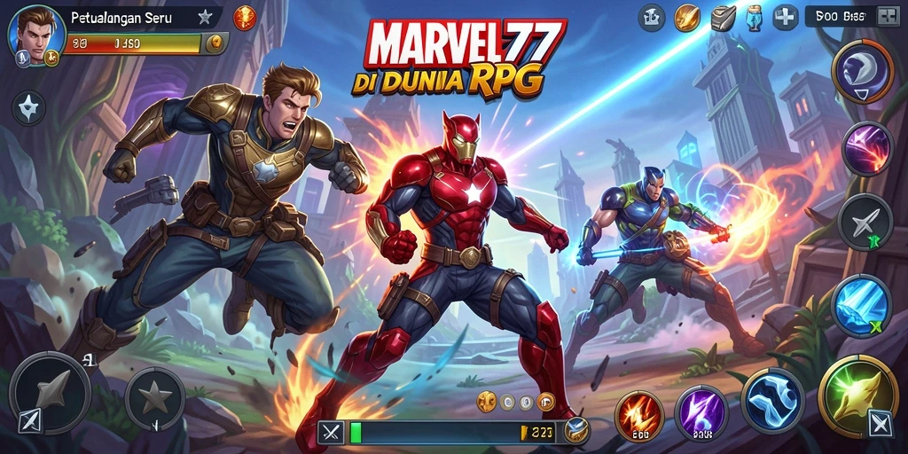 Screenshot gameplay MARVEL77 dengan aksi seru di dunia RPG.