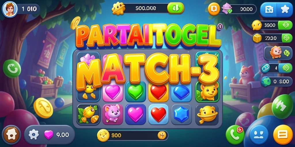 Tangkap momen seru dalam gameplay Match-3 PARTAITOGEL.
