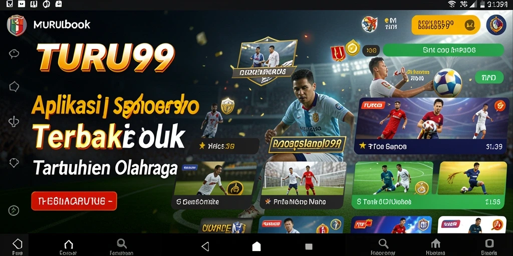 Tampilan menarik dari gameplay taruhan olahraga di TURU99.